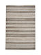 Madi Bands Rug Rectangular Grey