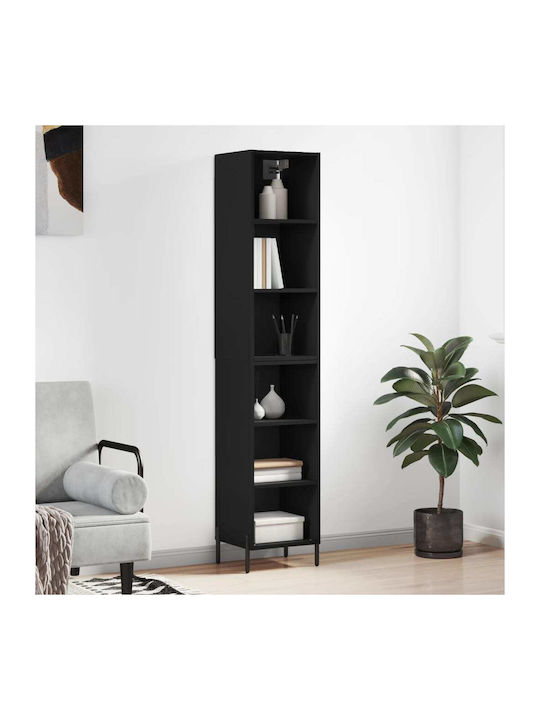 Bookcase Black 34.5x32.5x180cm