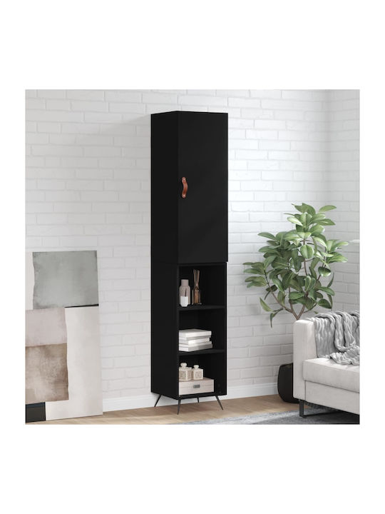 Cabinet pardoseală Negru 34.5x34x180cm