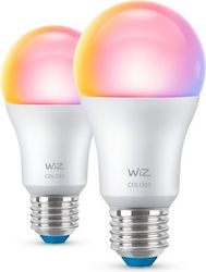 WiZ Smart LED-Lampe 8.5W für Fassung E27 und Form A60 RGB 806lm