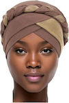 Elecool Turban Haar Stirnbänder Γυναικείο Beige 1Stück