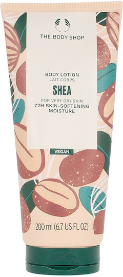 The Body Shop Shea Feuchtigkeitsspendende Lotion Körperpflege für Alle Hauttypen 200ml