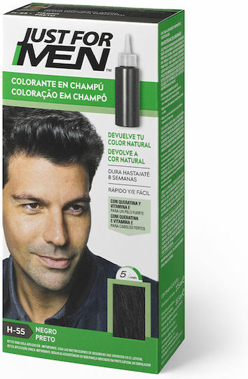 Just For Men Colour Shampoo Negro #000000 30ml
