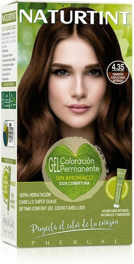 Naturtint Vopsea De Păr Fără Amoniac 4.35 Maro Cappuccino Intens 170ml