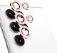 3d Camera Protection Metal Frame Red for the Galaxy S23