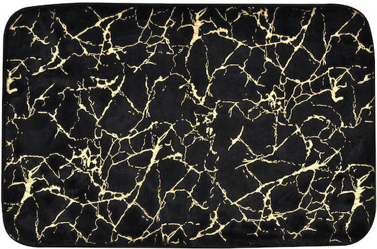 Ankor Bath Mat Marble 826063 Black 40x60cm