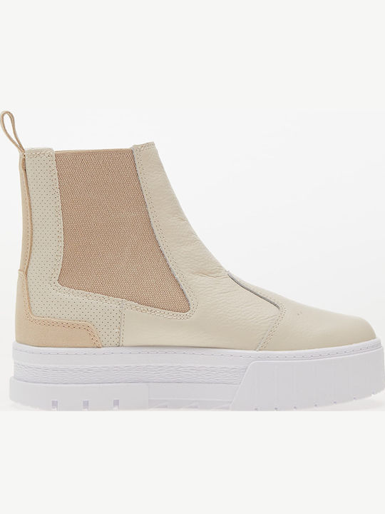 Mayze Women's Chelsea Boots Beige