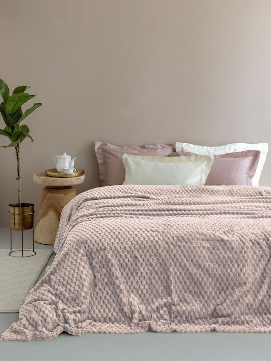 Palamaiki Aster Κουβέρτα Fleece Υπέρδιπλη 220x2...