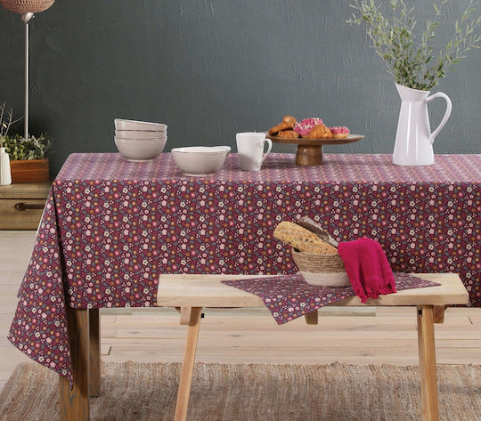 Nef-Nef Homeware Livingry Stain Resistant Berry Tablecloth 140x240cm Nef-Nef Homeware Livingry Stain Resistant Berry Tablecloth 140x240cm