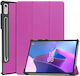 Три-слойна Подложка Флип Капак Лилав (Lenovo Tab P11 Pro)