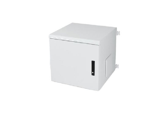 Elegant Wall Mounted Rack Cabinet 9U 60x60cm Gray PRC09U6060IP55LG