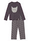 Ako Set Top & Bottom Kids Pyjamas Gray