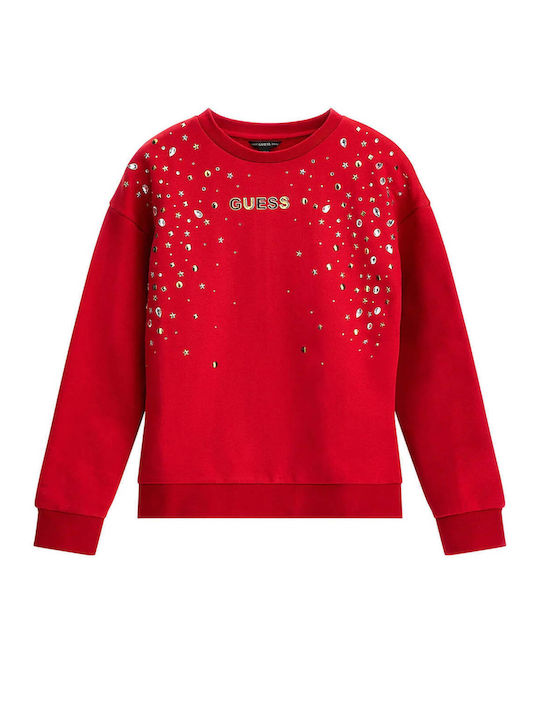 Guess Kinder Sweatshirt Rot