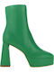 Women's Leather Boots Green