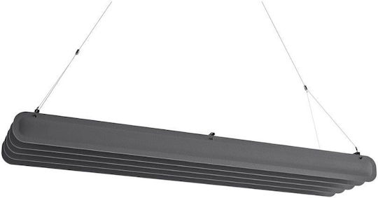 Acustio Acustio Audio-Behandlungsmaterial Panel (5 Stück) 14,5cm x 180cm x 45mm in Grau Farbe