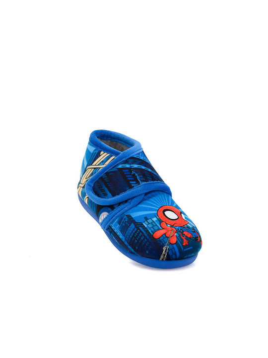 Natalia Boys Closed-Toe Slippers Light Blue