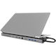 J5create USB-C Stație de andocare cu HDMI/DisplayPort 4K PD Ethernet Argintiu (JCD552-N)