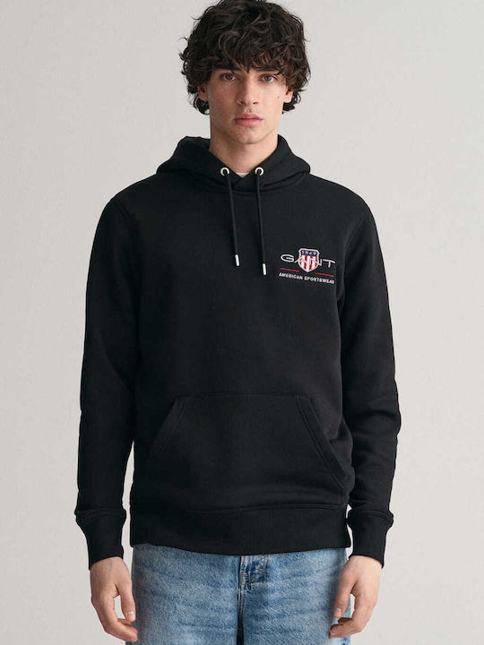 Gant Archive Shield Hanorac cu Glugă Negru