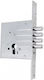 Securemme Recessed Lock Safe deposit box with Cylinder and Center 60mm Silver