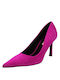 Corina Synthetic Leather Fuchsia High Heels