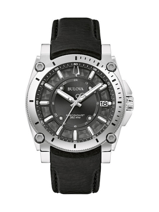 Bulova Мъжки часовник на батерия с Кожена каишка