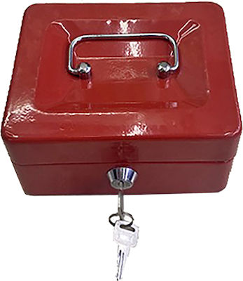 HOMie Cash Box with Lock Red 11-876