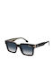 Carrera Men's Sunglasses with Black Plastic Frame and Blue Gradient Lens 316/S M4P/08