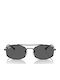 Ray Ban Unisex Sunglasses with Black Metal Frame and Black Lens RB3719 002/B1