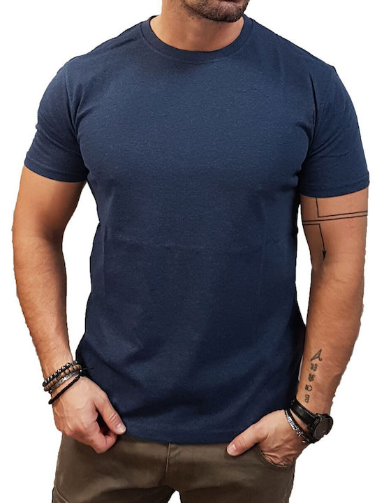 Marcus Ανδρικό T-shirt Κοντομάνικο Μπλε