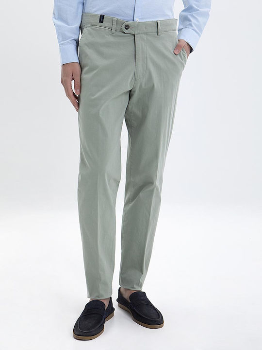 Kaiserhoff Men's Trousers Chino in Regular Fit Green