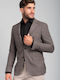 Vittorio Men's Suit Jacket Slim Fit Brown