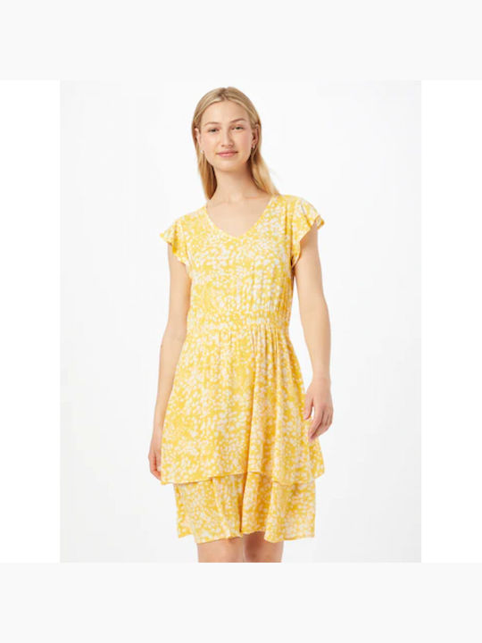 Sublevel Summer Mini Dress Yellow