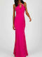 Voila Summer Maxi Dress for Wedding / Christening Fuchsia