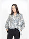 Women's Long Sleeve Multicolour Blouse