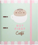 Pusheen Notebook A4 Ruled with Elastic Light Blue