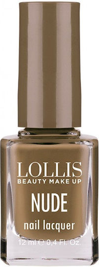 Lollis Beauty Make Up Glossy Βερνίκι Νυχιών Ροζ