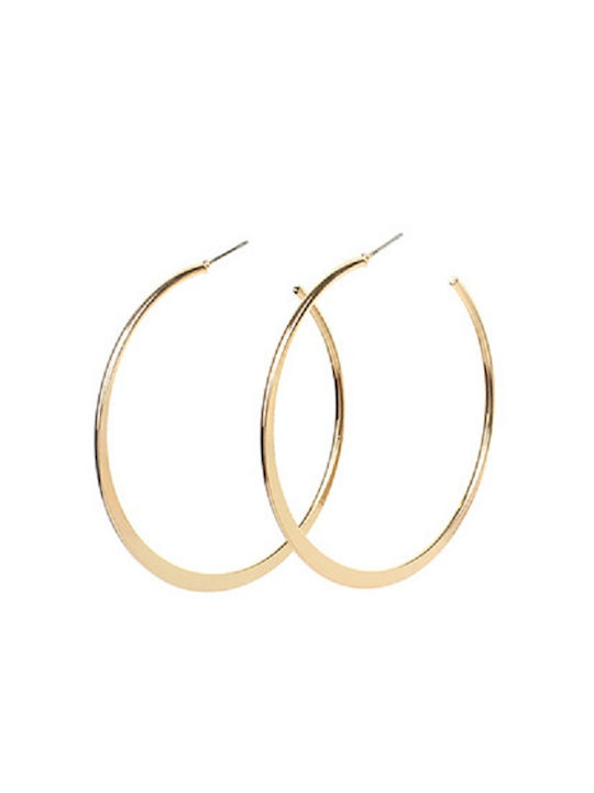 Earrings Hoops Gold Plated