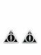 The Carat Shop Harry Potter Deathly Hallows Обици от Сребърен с Камъни