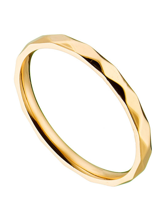 SOFI Ring Small Wedding Band made of Steel Gold Plated
