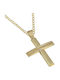 Men's Gold Cross 14K with Chain