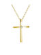 Damen Gold Kreuz 18K mit Kette