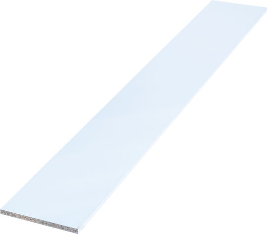Ράφι 183x35x1.6εκ. Λευκό