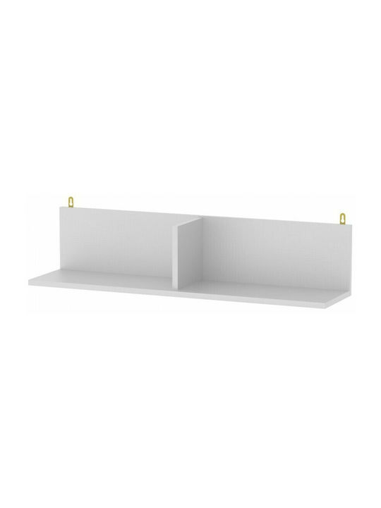 Shelf Wall White 90x22x20cm