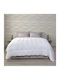 Aigaion Пухено Куинсайз с Пълнеж Microfiber 220x240бр Бял 200 г/м²Gsm