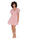 Jeannette Lingerie Γυναικείο Κοντό Φόρεμα Παραλίας Ροζ