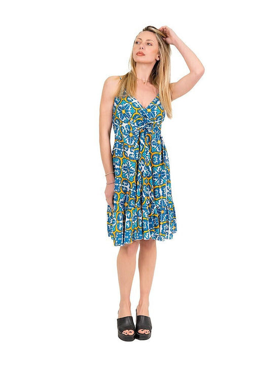 Aquablue Women's Mini Dress Beachwear Turquoise
