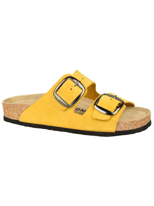 Vesna Anatomic Leather Women's Sandals Yellow