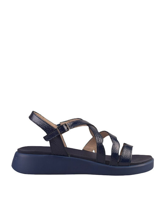 Damenplattformen Blau