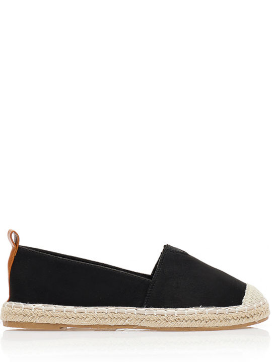 Tsoukalas Women's Suede Espadrilles Black