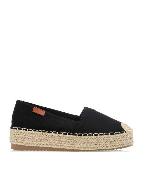 Tsoukalas Espadrile dama în culoarea Negru